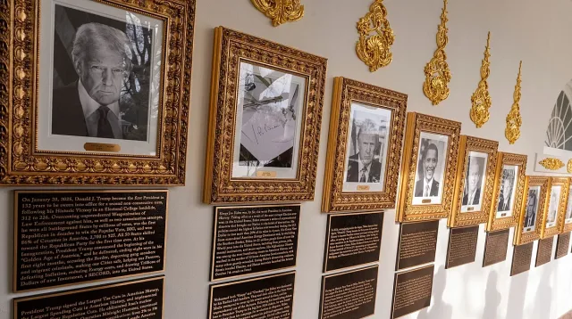 Плоча в Белия дом предизвика нов политически спор във Вашингтон