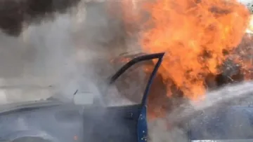 Кола се взриви в Москва, вътре - важен генерал /ВИДЕО/