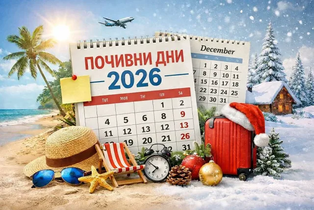 Ето ги почивните дни пред 2026 г. Три дълги ваканции