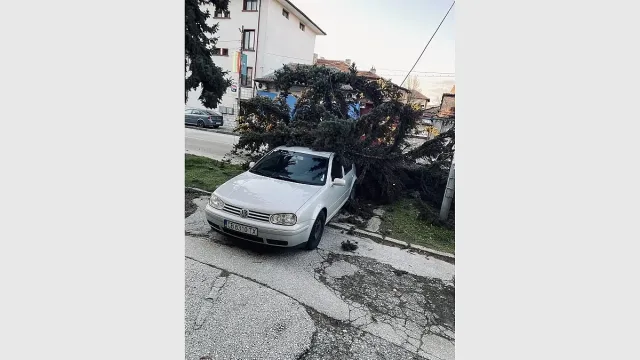 Вятърът беснее. Град и село си изпатиха