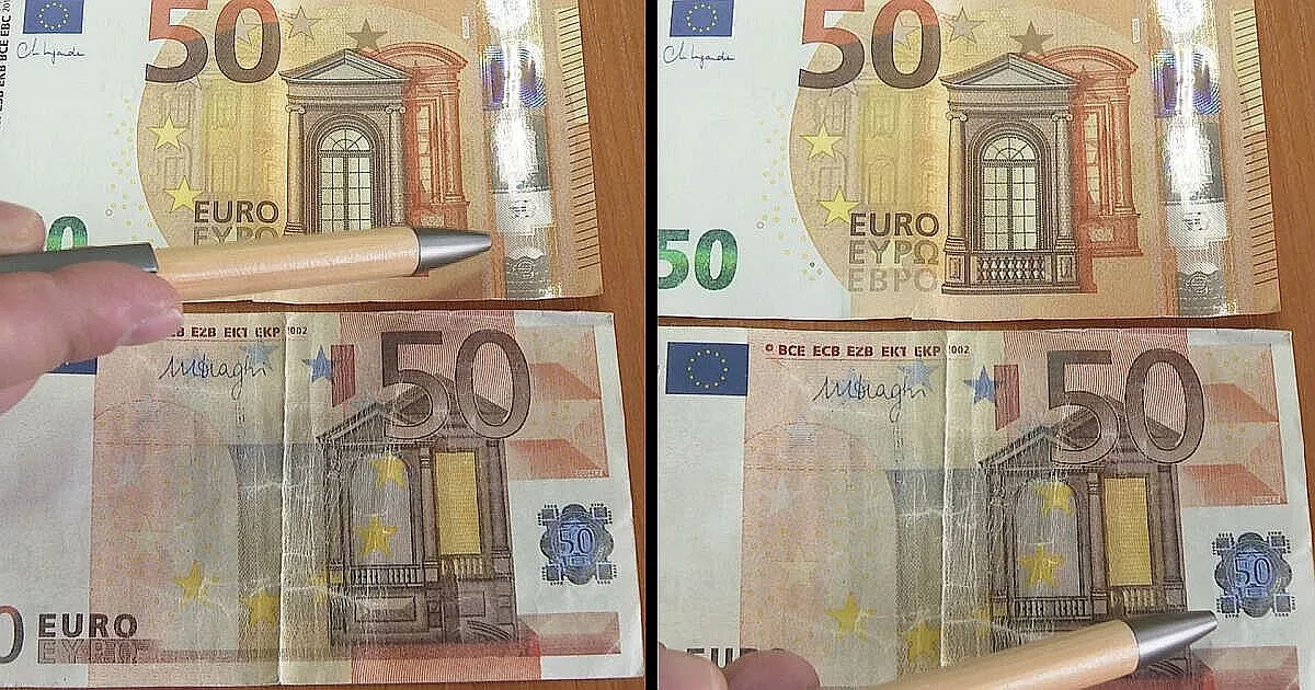 Първото фалшиво евро у нас! Как да разпознаем ментетата