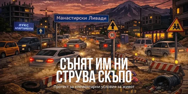 Протест избухва в столичен квартал! Няма улици, тротоари и контрол