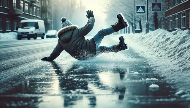 Жестоки глоби за лед на тротоара, но не се налагат