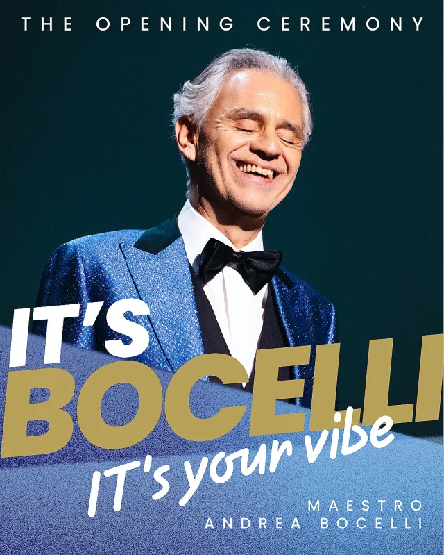 Андреа Бочели дава тон на Зимните олимпийски игри