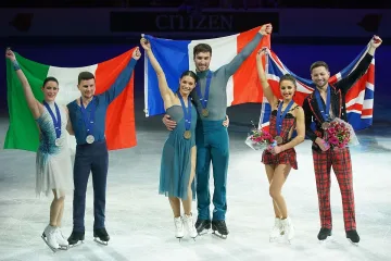 Нов френски дует взриви Европа в танците на лед