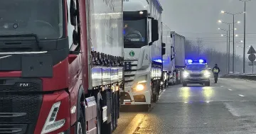 Камионите отново блокираха „Марица“ пред Капитан Андреево