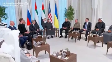 Тристранните преговори в Абу Даби започнаха с остър спор за Донбас