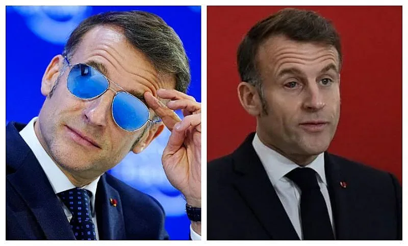Страшен скандал във Франция заради очилата на Макрон