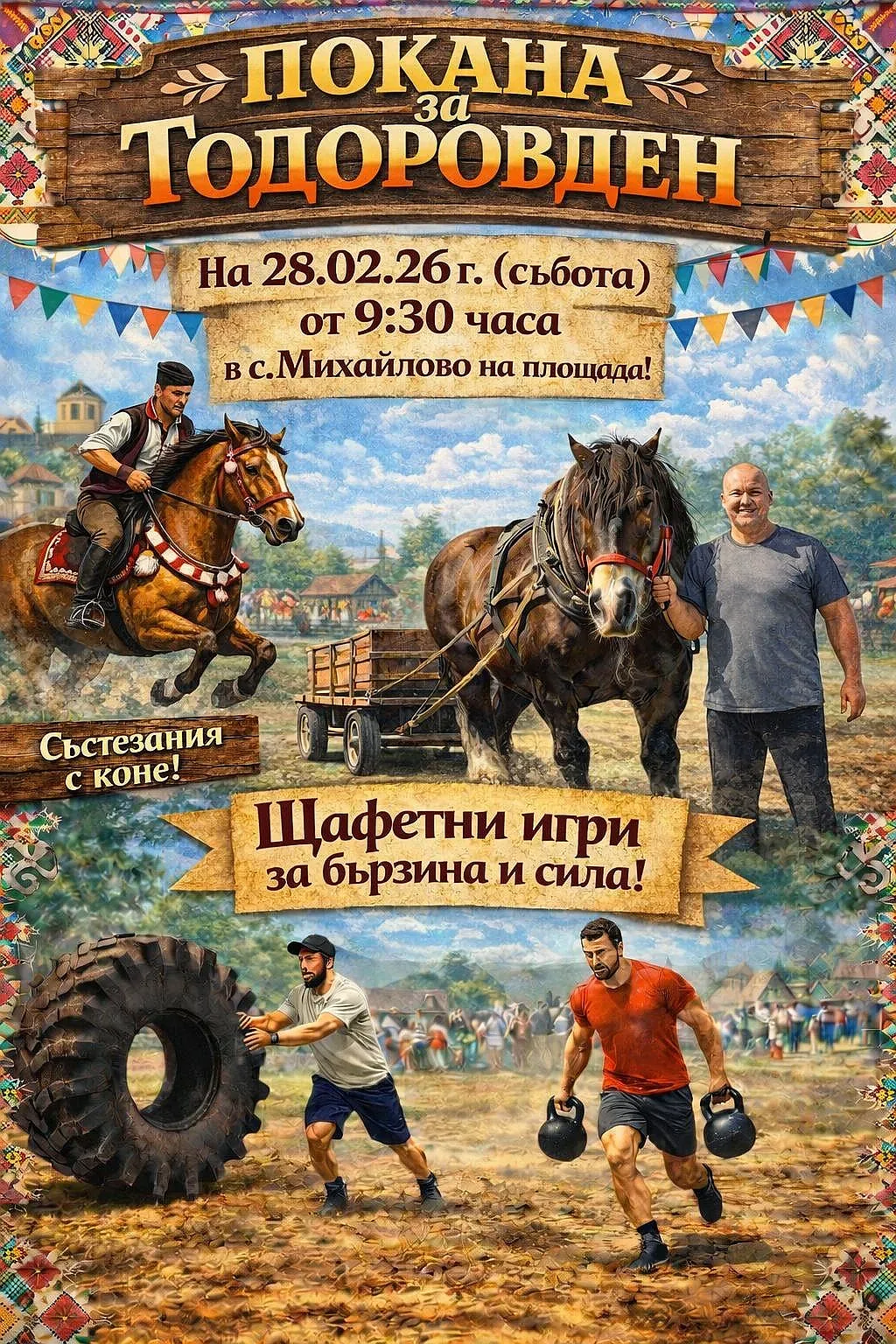 Старозагорското село Михайлово ще отпразнува традиционно Тодоровден   