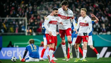 Щутгарт разби Холщайн и стигна полуфиналите за Купата на Германия