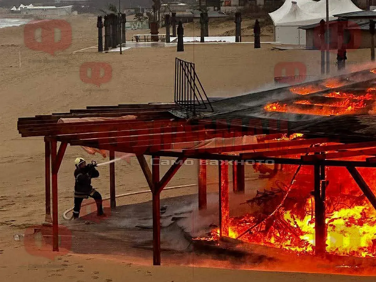 Паника посред зима! Слънчев бряг е в пламъци