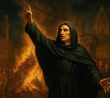 Кладата на суетата! Монахът, който подпали Флоренция и промени света