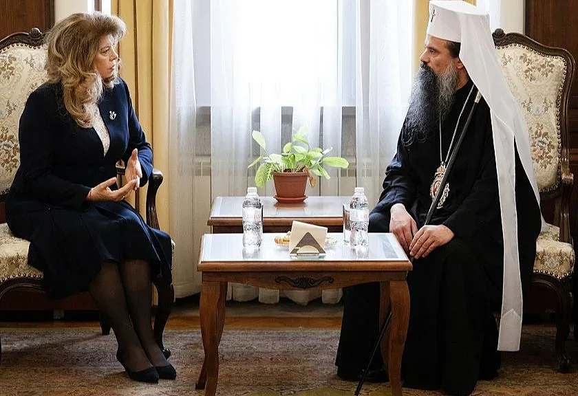 Йотова на среща с патриарх Даниил: Вярата ни сплотява и възпитава в ценности