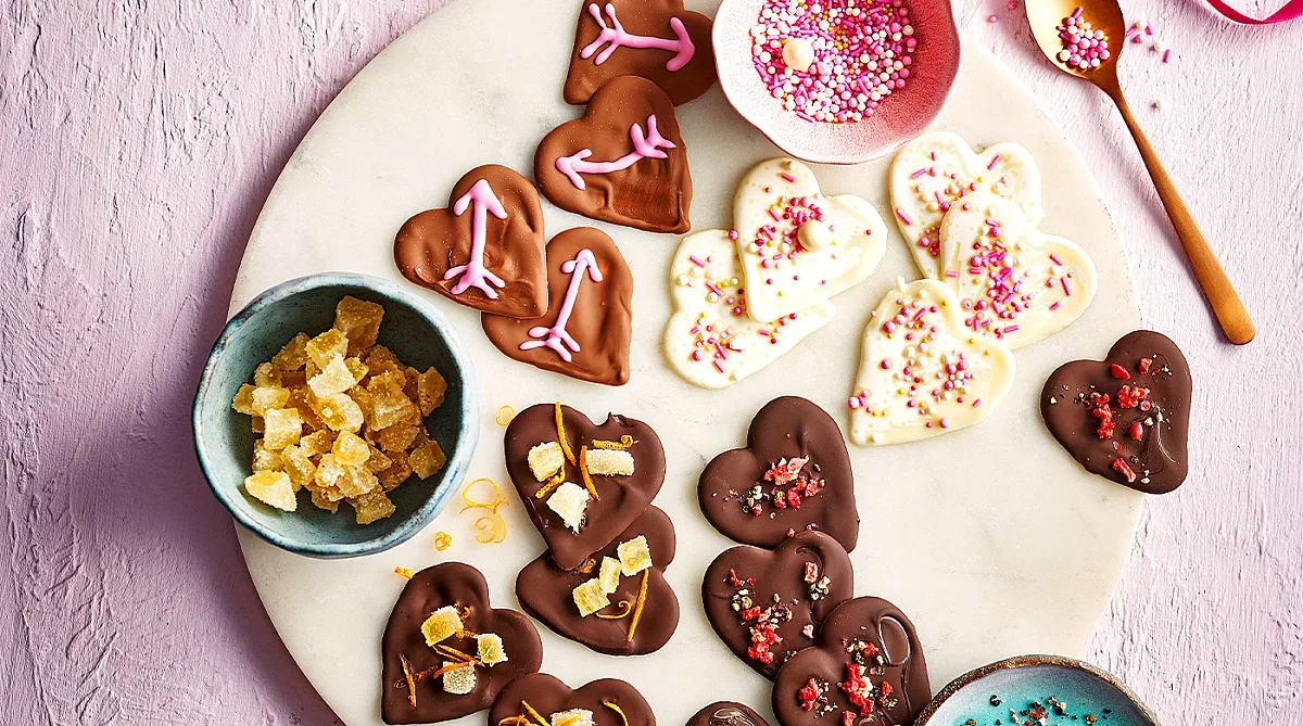 Сърце, пълно с шоколад (рецепта)