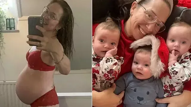 Жена на 50 години стана майка на тризнаци