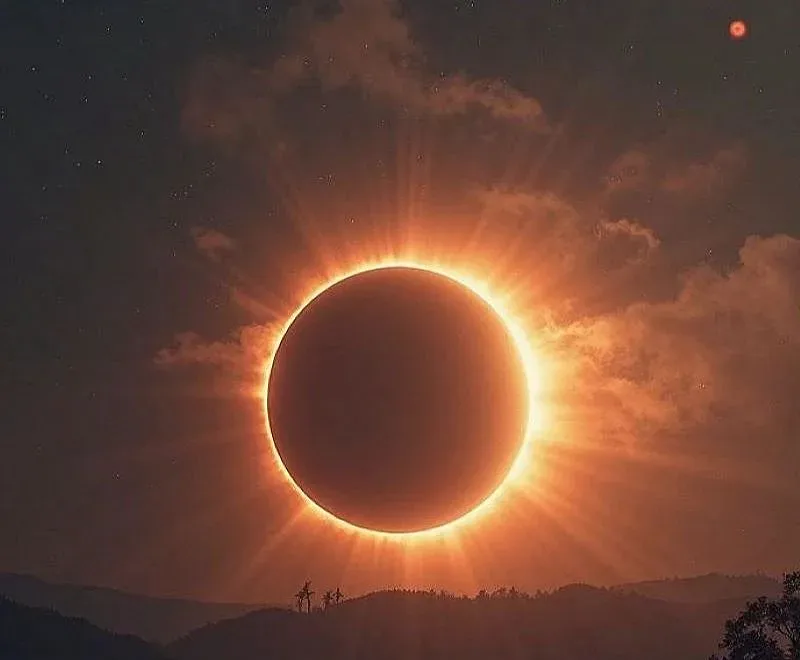 Огнено кълбо в небето. Наблюдаваме много рядко явление