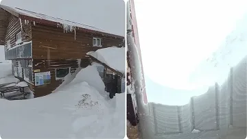 Два метра сняг у нас! Къде е чудото