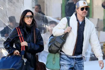 Брад Пит не може да се откъсне от Инес - доведе я в Гърция