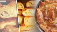 Поискайте прошка с чудна баница със сирене