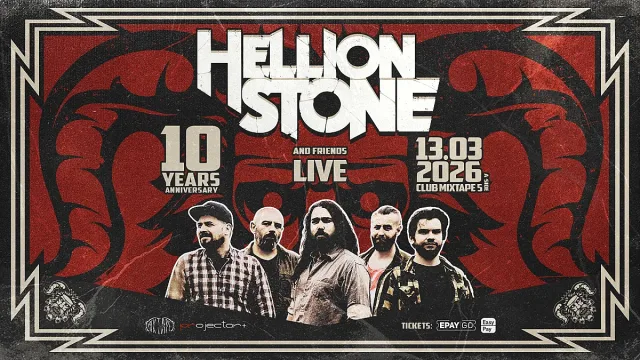 10 години на сцена за Hellion Stone!