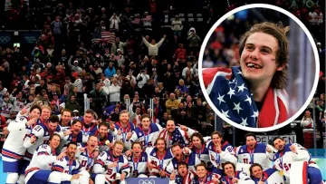 Полудели момичета покриха  с целувки  героя на САЩ