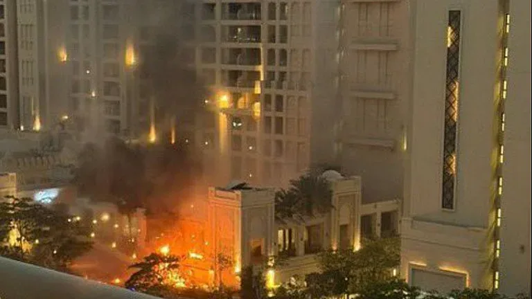 Взривове и пожар в любимото място на българите в Дубай! (ВИДЕО)