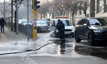 Голямото пролетно миене на София започва от центъра