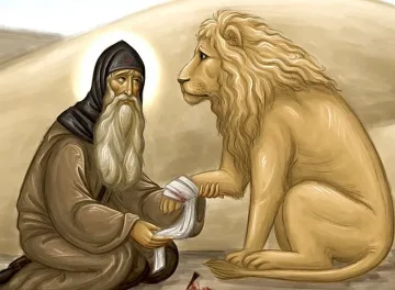 Почитаме мощен светец, укротил лъва и гнева