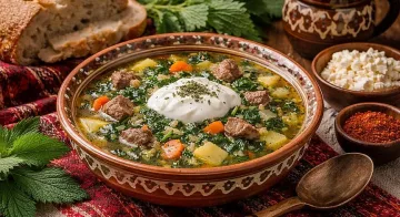  Рецептата на баба: супа с коприва и свинско месо