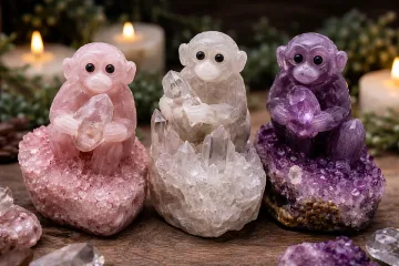 Какво разкрива любовта на маймуните към кристалите