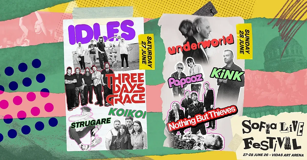Nothing But Thieves се присъединяват към IDLES, Underworld и Three Days Grace на Sofia Live Festival