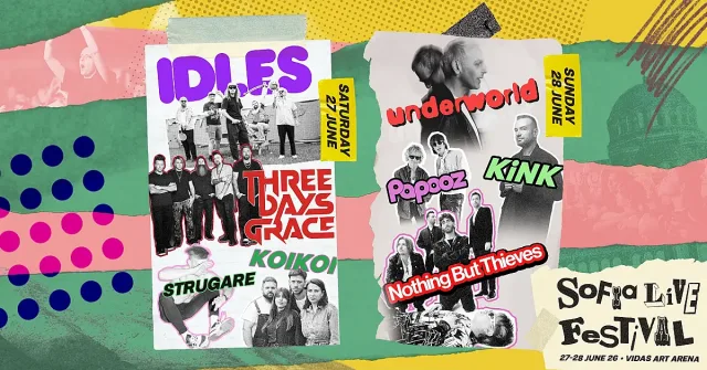 Nothing But Thieves се присъединяват към IDLES, Underworld и Three Days Grace на Sofia Live Festival