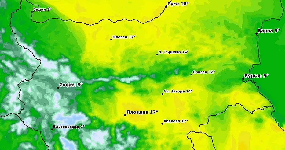 Не само идва студ, ами идва изведнъж