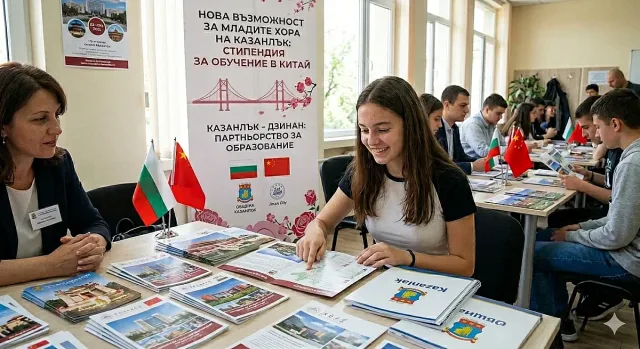 Нова възможност за младите хора на Казанлък - стипендия за обучение в Китай