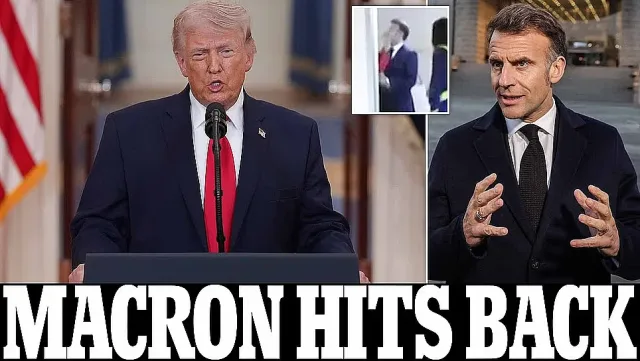 Ето я страшната смешка на Тръмп - как се подигра с Макрон