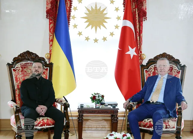 Ердоган прие Зеленски в "Долмабахче"