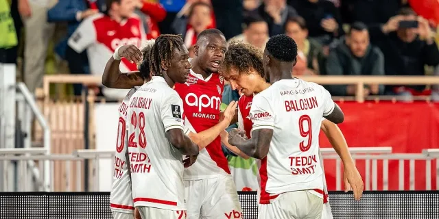 Монако надви Марсилия и се изравни с него в класирането