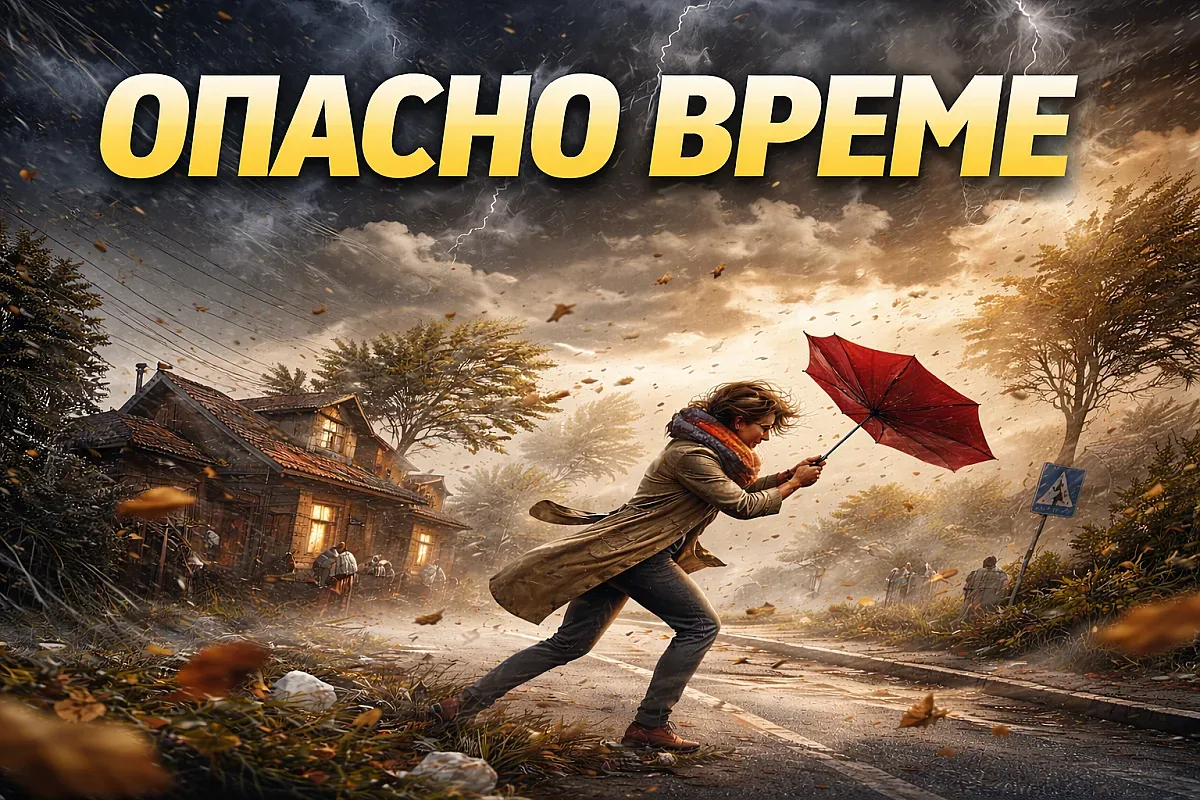 Халите идват. Жълт код в цялата страна