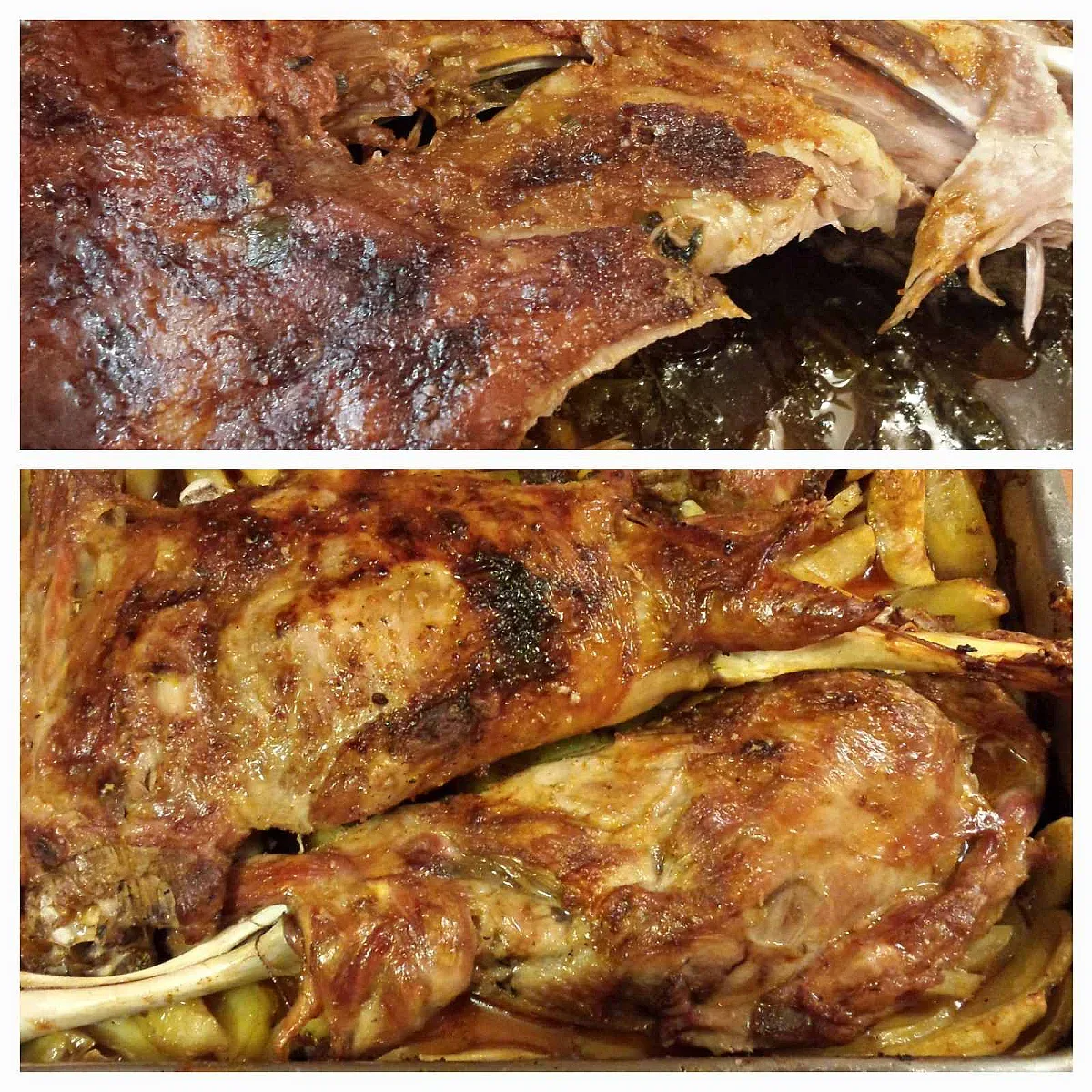 Крехко агнешко на фурна - стъпка по стъпка (рецепта)