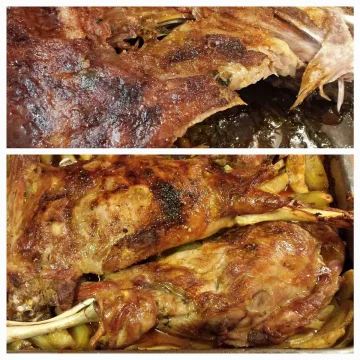 Крехко агнешко на фурна - стъпка по стъпка (рецепта)