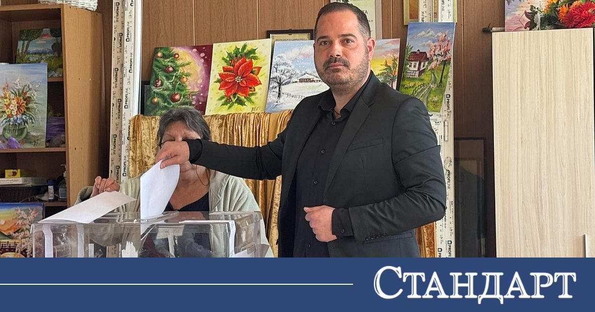 Калин Стоянов: Гласувах за хората и за България!