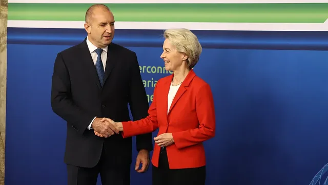 Фон дер Лайен поздрави Радев