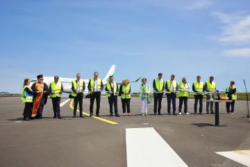 Историческо събитие за наше голямо летище