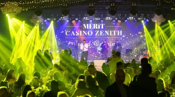 Лазери, заря и Азис! Зрелищно откриване на „Мерит Зенит“ в София