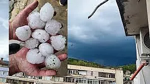 Наш красив град е в нокдаун от невиждана градушка