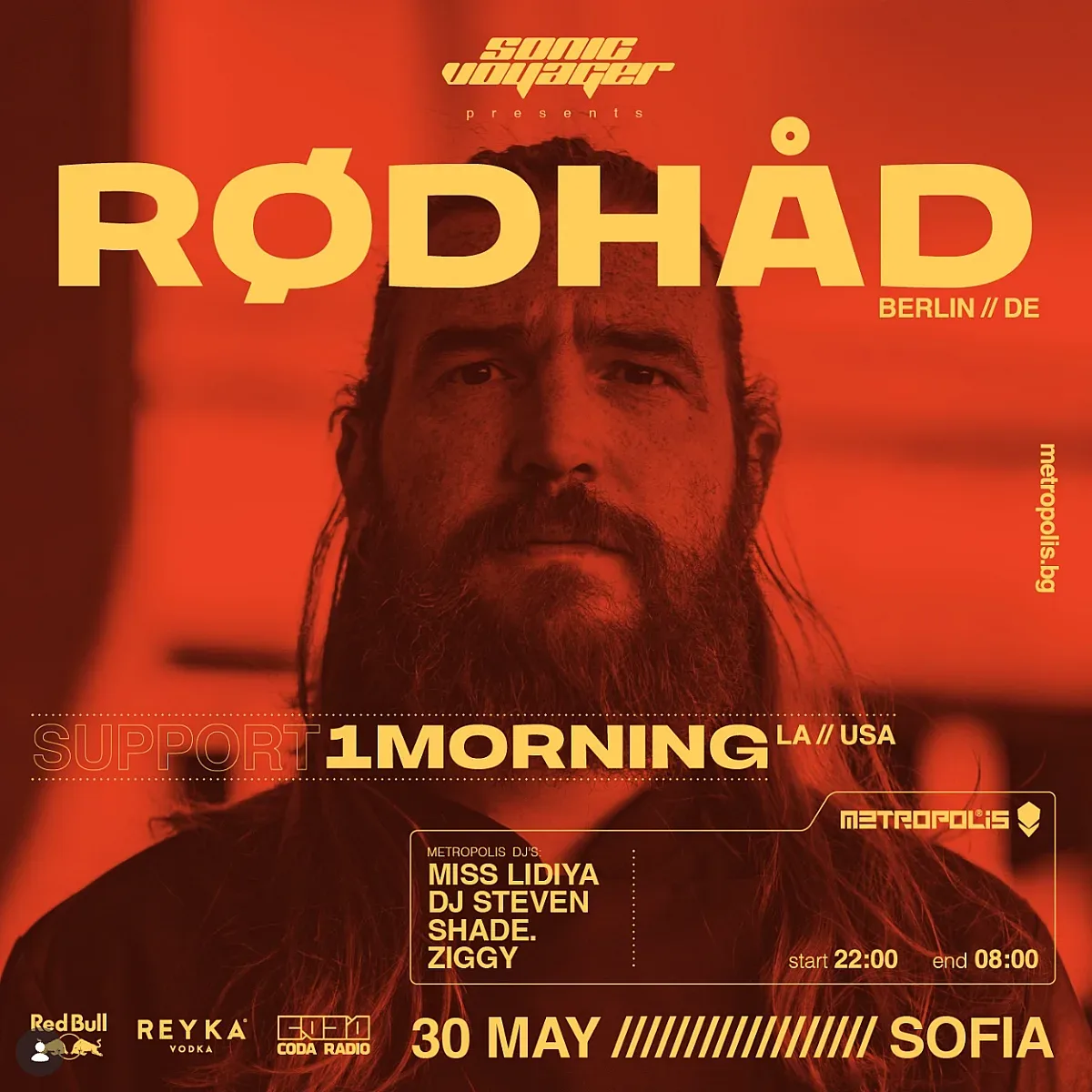 RØDHÅD и 1MORNING кацат в DOM за SONIC VOYAGER — 30 май