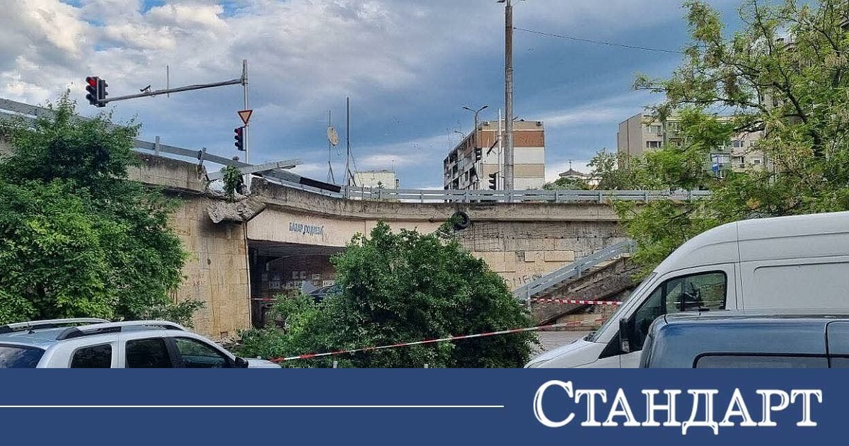Гонка завърши с катастрофа край бургаски подлез