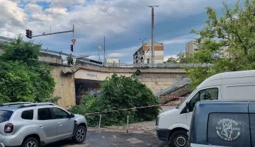Гонка завърши с катастрофа край бургаски подлез