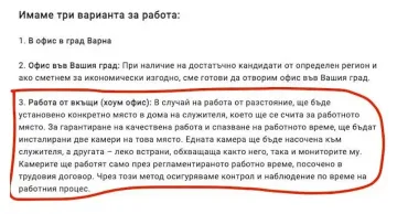 Наша фирма потресе страната! Каква обява за работа пусна