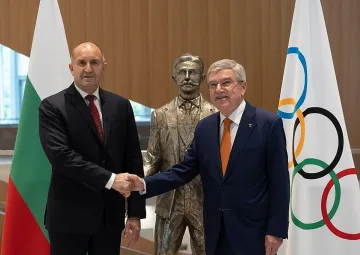 Румен Радев се срещна с президента на МОК